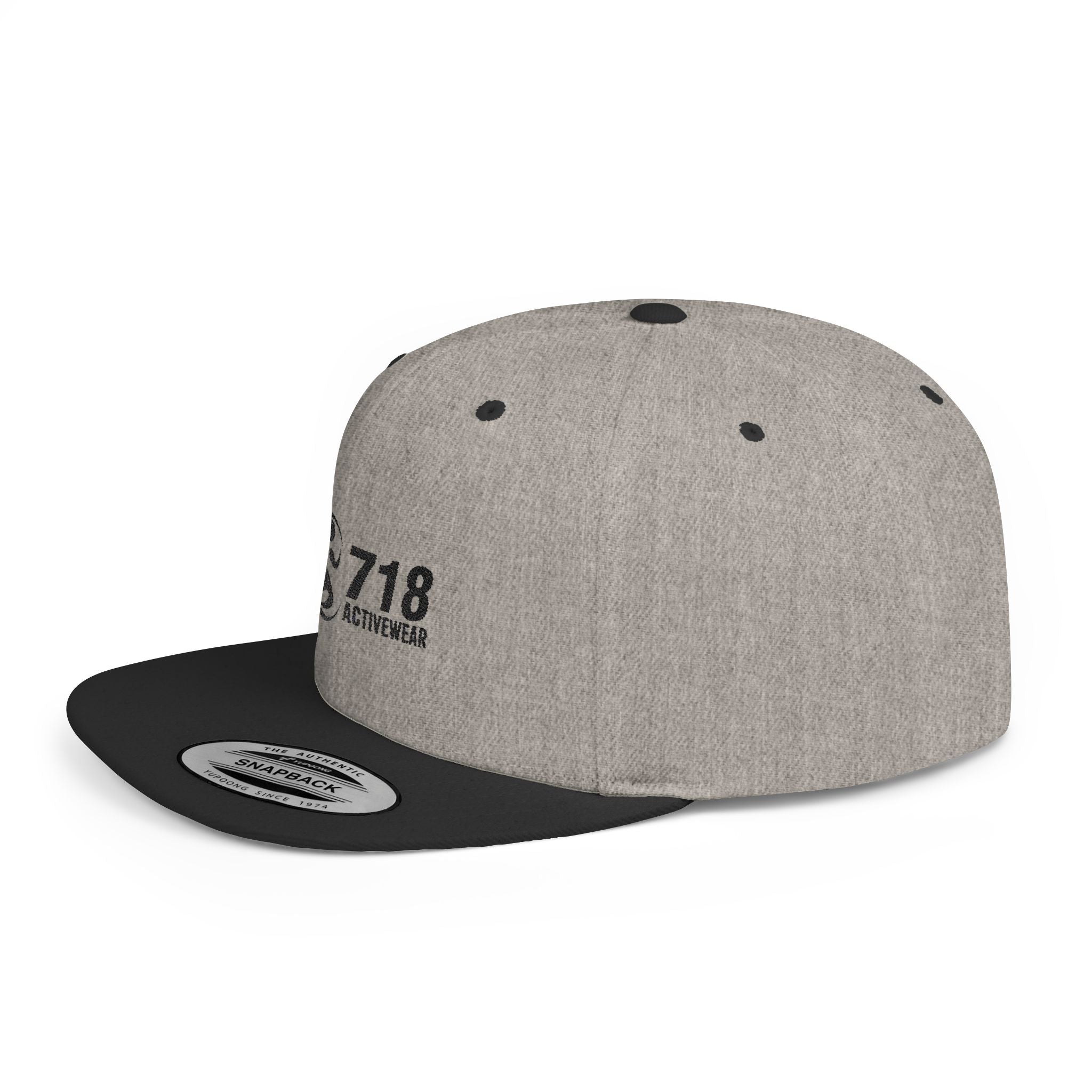 718Activewear Flat Bill Snapback Cap - Stylish & Comfortable Outdoor Hat