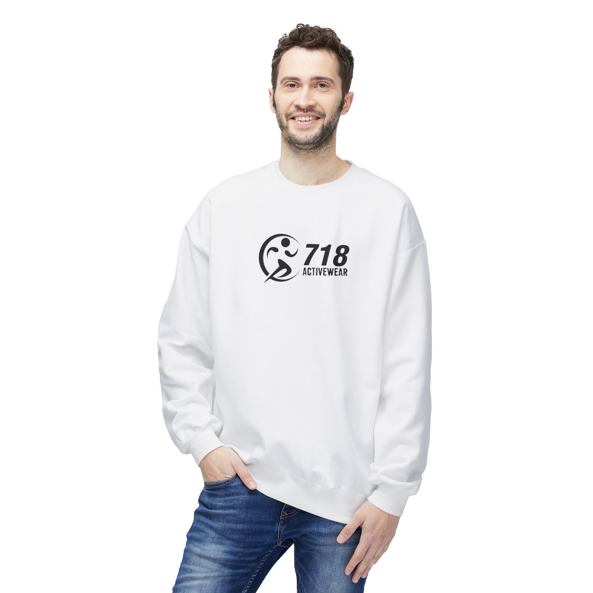 718Activewear Midweight Fleece Crewneck Sweatshirt