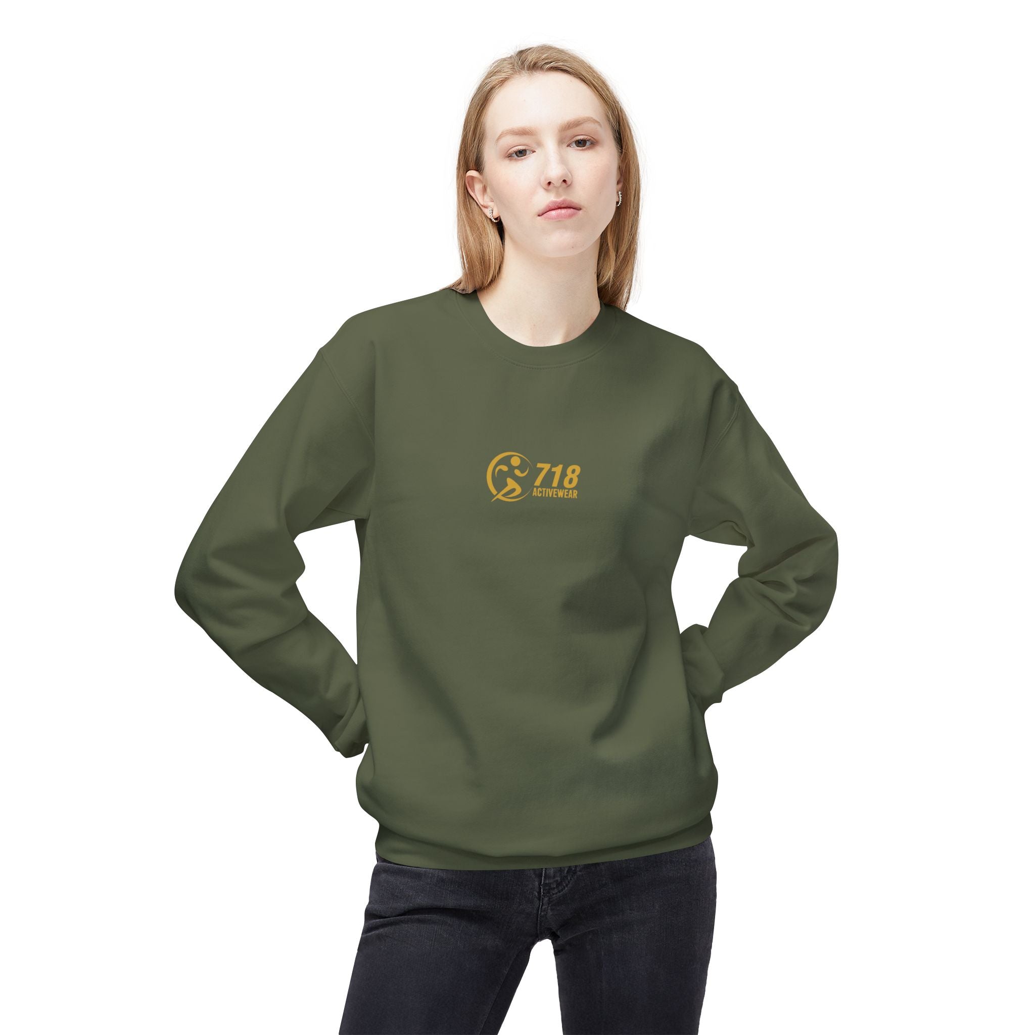 718Activewear Fleece Crewneck Sweatshirt