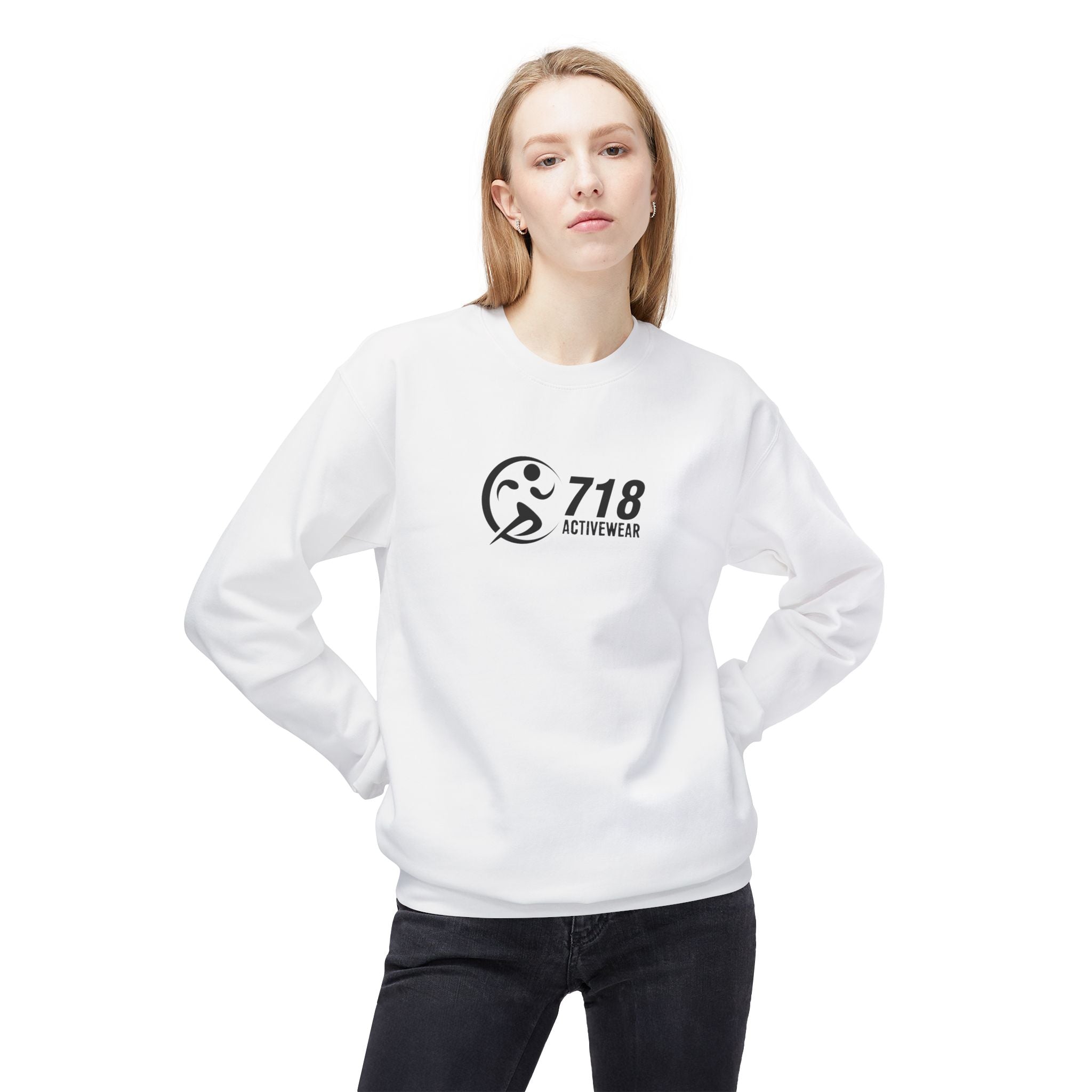 718Activewear Midweight Fleece Crewneck Sweatshirt