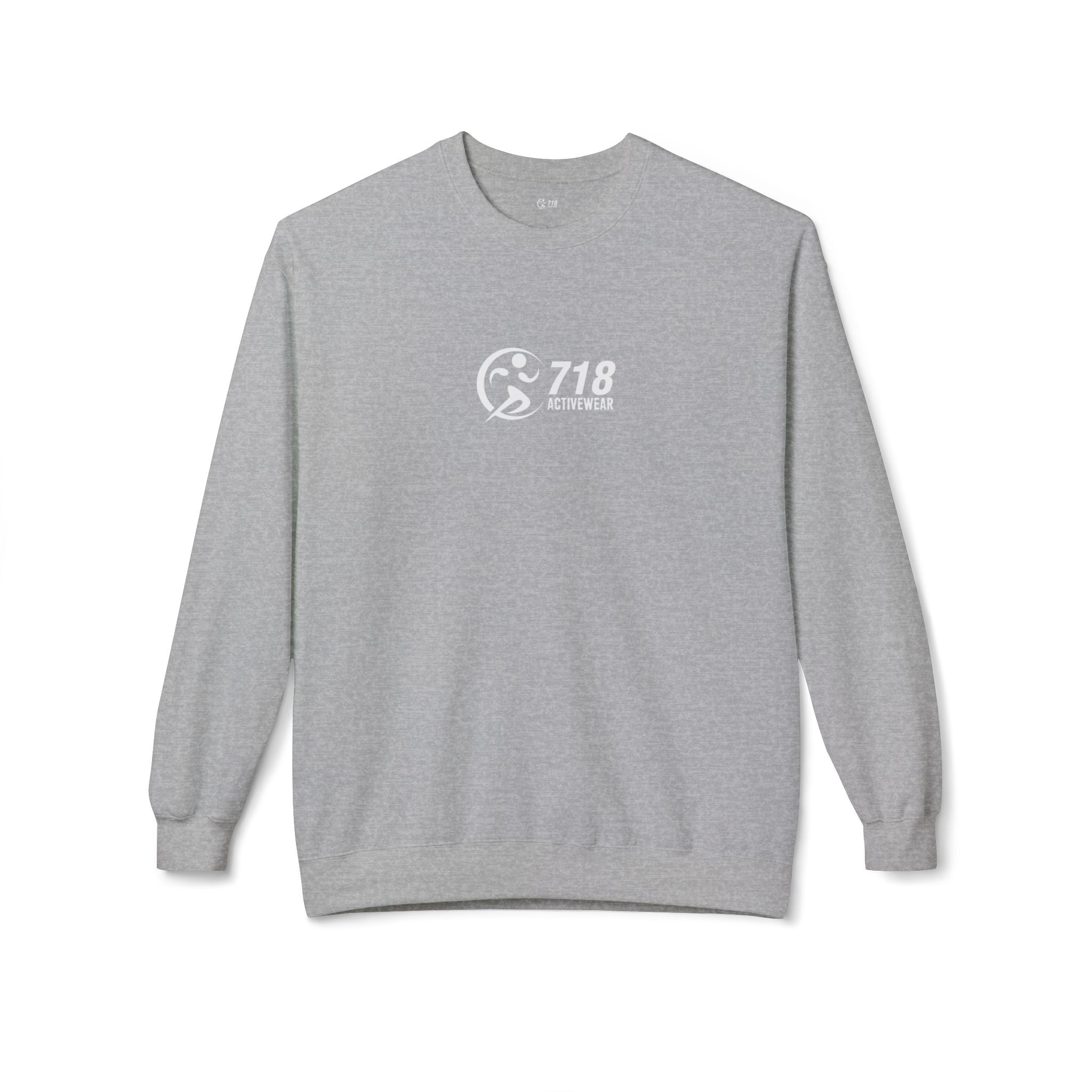 718Activewear Midweight Fleece Crewneck Sweatshirt