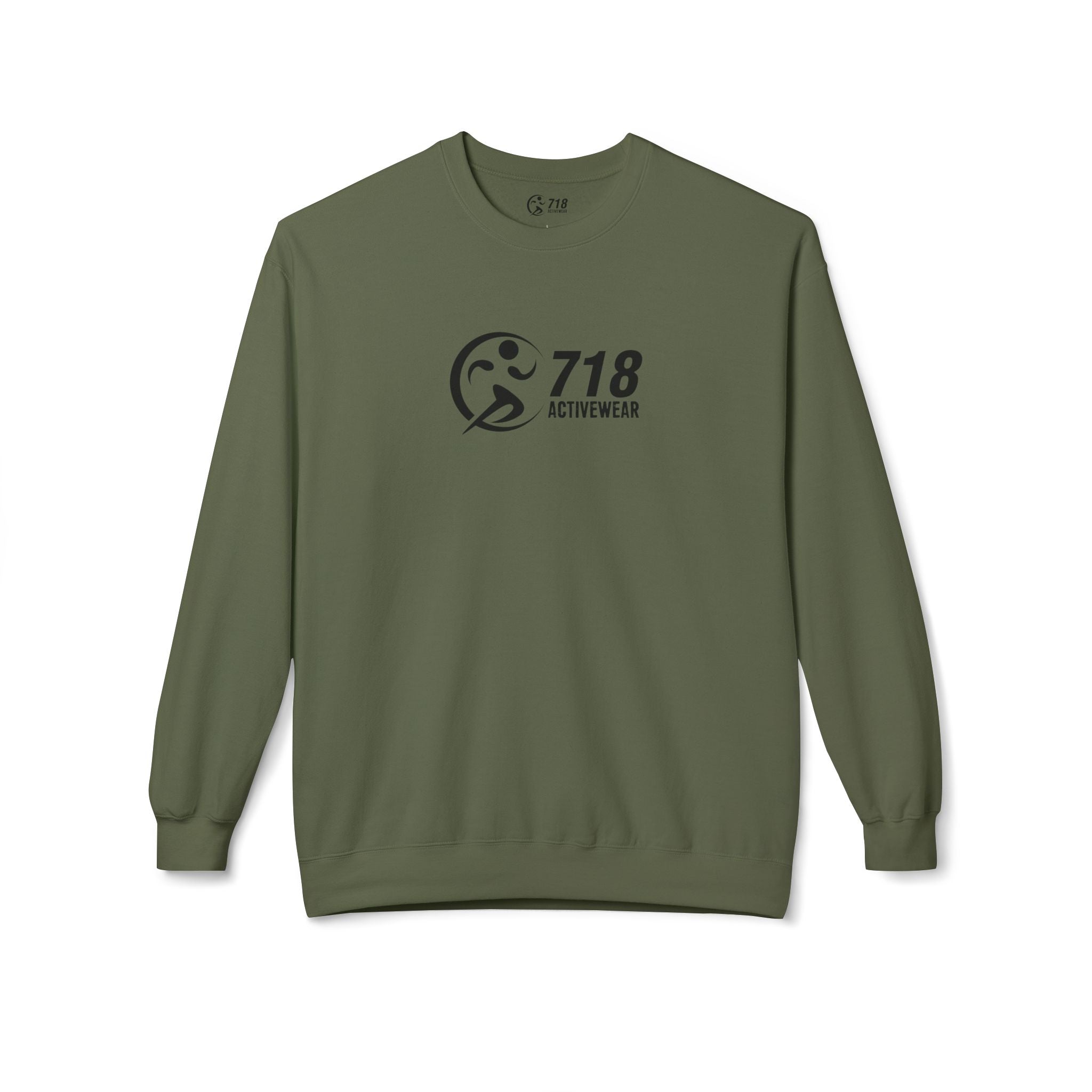 718Activewear Midweight Fleece Crewneck Sweatshirt